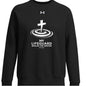 My Lifeguard Walks On Water 2 Women's Christian Pullover Fleece Sweatshirt - ClaimedbyGodDesigns