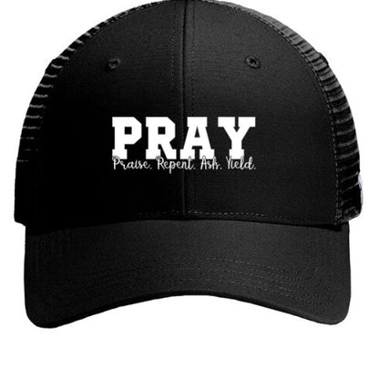 Pray Adult Christian Hat - ClaimedbyGodDesigns