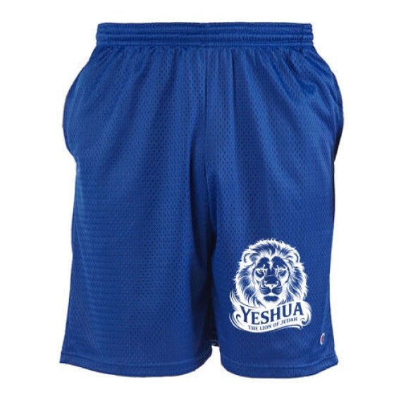 Yeshua Lion Of Judah Men’s Christian shorts - ClaimedbyGodDesigns