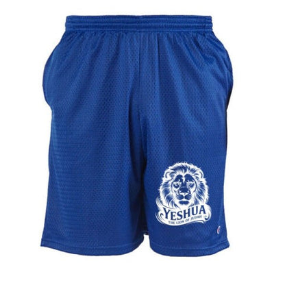 Yeshua Lion Of Judah Men’s Christian shorts - ClaimedbyGodDesigns