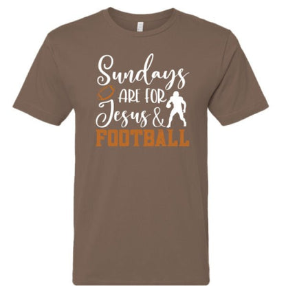 Sundays Are For Him and Football Youth Christian Jersey T-shirt - ClaimedbyGodDesigns
