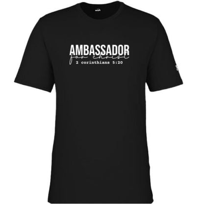 Ambassador For Him Men's Christian T-shirt - ClaimedbyGodDesigns