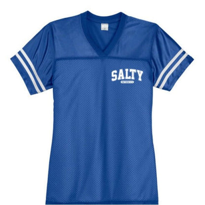 Salty Women's Christian Jersey - ClaimedbyGodDesigns
