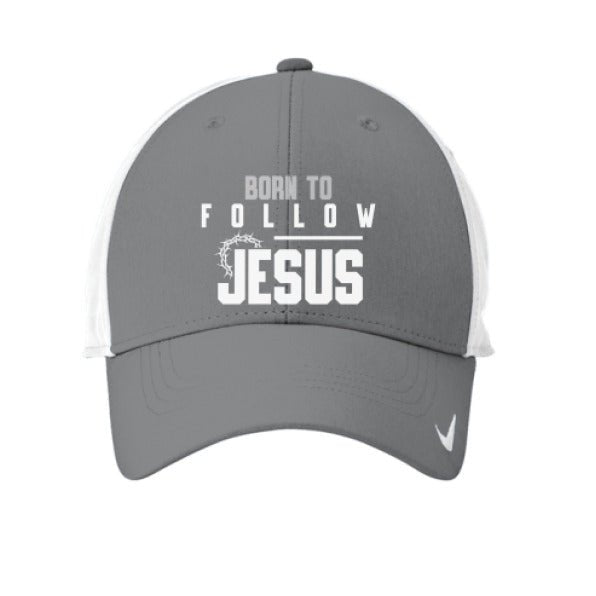 Born To Follow Him Adult Christian Hat - ClaimedbyGodDesigns