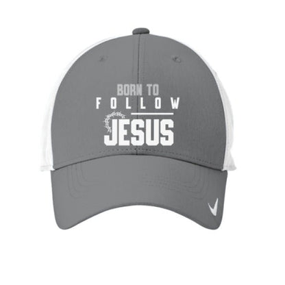 Born To Follow Him Adult Christian Hat - ClaimedbyGodDesigns