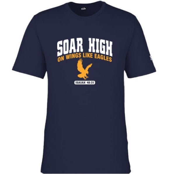 Soar High Men's Christian T-shirt - ClaimedbyGodDesigns