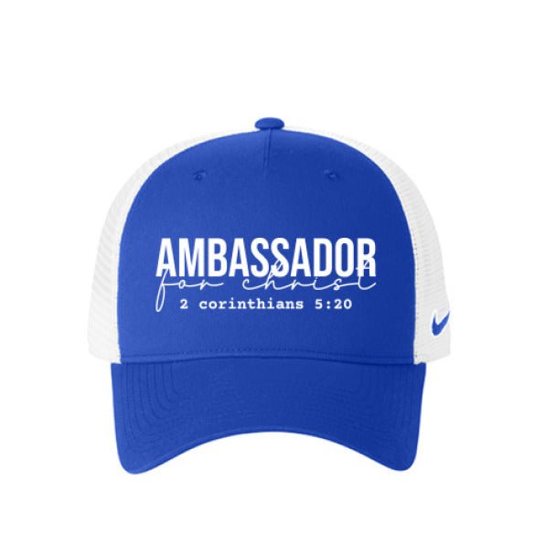 Ambassador For Him Adult Christian Mesh Hat - ClaimedbyGodDesigns