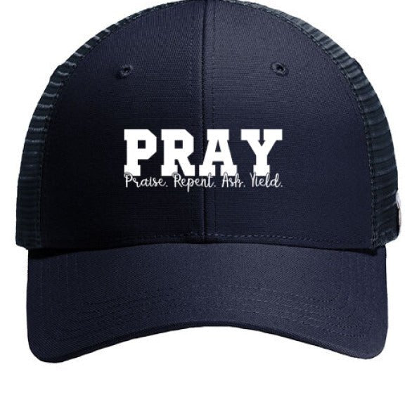 Pray Adult Christian Hat - ClaimedbyGodDesigns