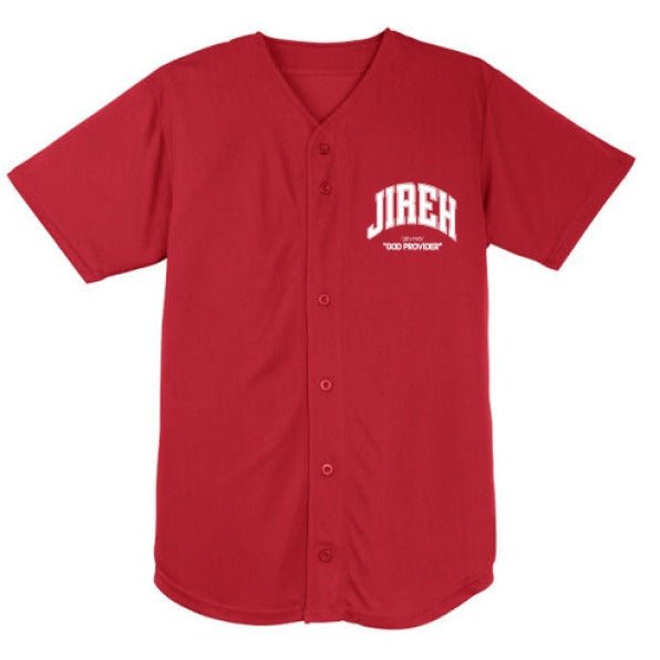 Jireh Men’s Christian Full Button Jersey - ClaimedbyGodDesigns