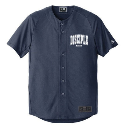 Disciple Men's Christian Full - button Jersey - ClaimedbyGodDesigns