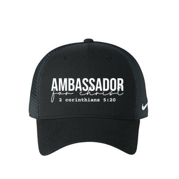 Ambassador For Him Adult Christian Mesh Hat - ClaimedbyGodDesigns
