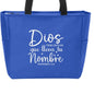 Dios Tiene Un Plan Que Lleva Tu Nombre Spanish Christian Tote Bag - ClaimedbyGodDesigns
