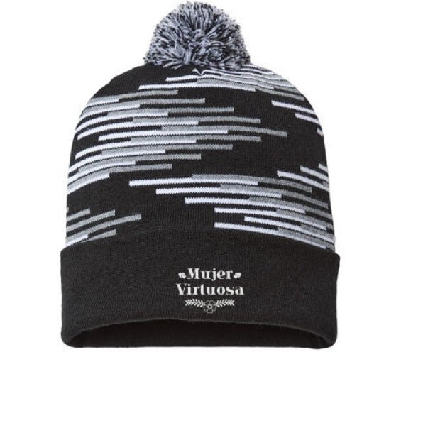 Mujer Virtuosa Women's Spanish Christian Adult Beanie - ClaimedbyGodDesigns