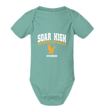 Soar High Baby Christian Jumpsuit - ClaimedbyGodDesigns
