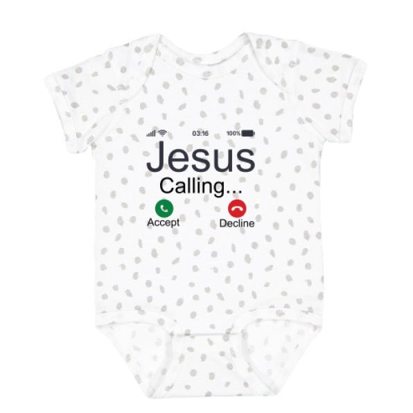 He Is Calling Christian Baby Jumpsuit - ClaimedbyGodDesigns