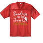 Sundays Are For Him and Football Men's Christian Jersey - ClaimedbyGodDesigns