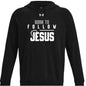 Born To Follow Him Men's Christian Pullover Fleece Hooded Sweatshirt - ClaimedbyGodDesigns