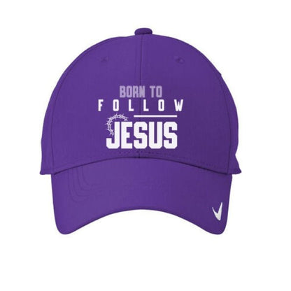 Born To Follow Him Adult Christian Hat - ClaimedbyGodDesigns