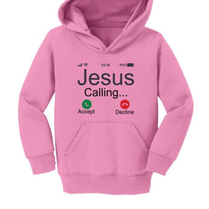 He Is Calling Toddler Christian Pullover Hooded Sweatshirt - ClaimedbyGodDesigns