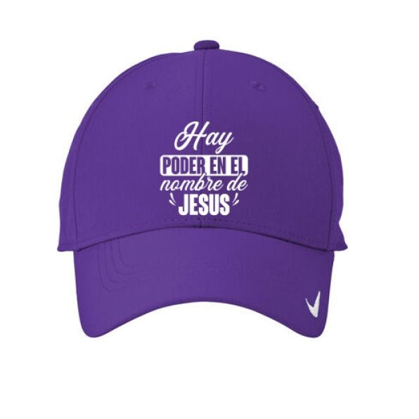 Hay Poder En El Nombre Adult Spanish Christian Hat - ClaimedbyGodDesigns