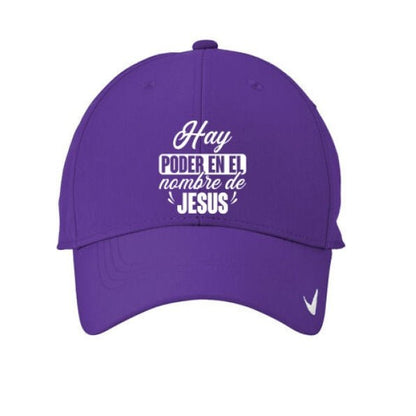 Hay Poder En El Nombre Adult Spanish Christian Hat - ClaimedbyGodDesigns