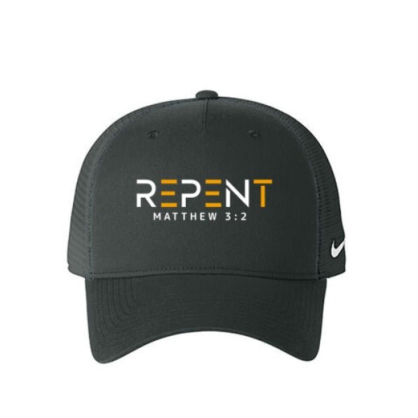 Repent Adult Christian Mesh Hat - ClaimedbyGodDesigns