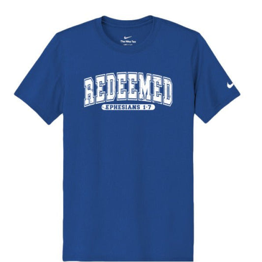 Redeemed Men's Christian T-shirt - ClaimedbyGodDesigns