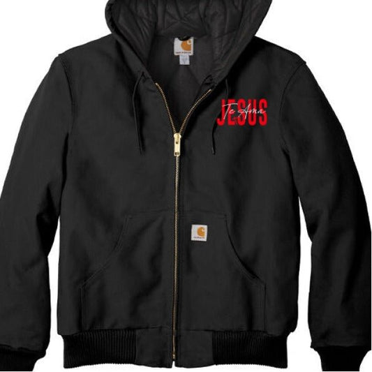 Jesus Te Ama Quilted Flannel - Lined Spanish Men’s Christian - ClaimedbyGodDesigns