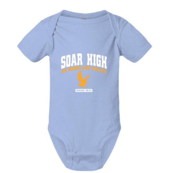 Soar High Baby Christian Jumpsuit - ClaimedbyGodDesigns