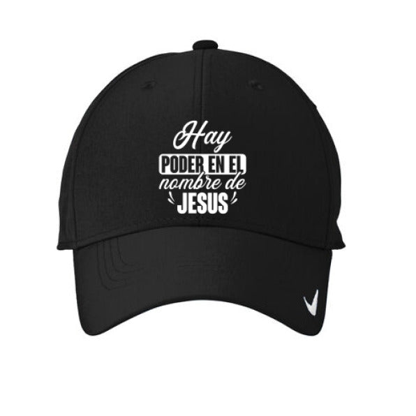 Hay Poder En El Nombre Adult Spanish Christian Hat - ClaimedbyGodDesigns