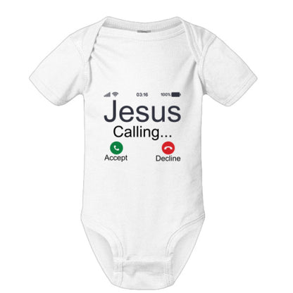 He Is Calling Christian Baby Jumpsuit - ClaimedbyGodDesigns