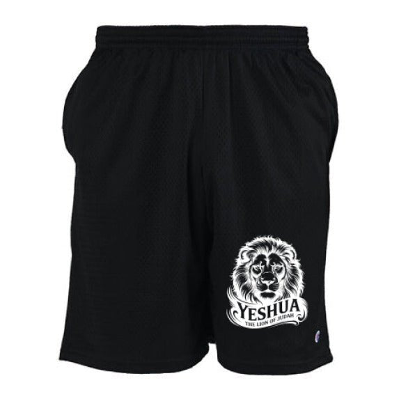 Yeshua Lion Of Judah Men’s Christian shorts - ClaimedbyGodDesigns