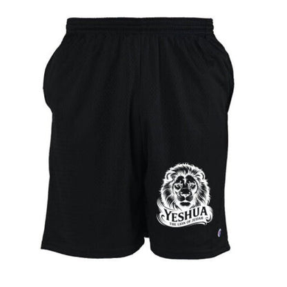 Yeshua Lion Of Judah Men’s Christian shorts - ClaimedbyGodDesigns