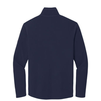 He Is The Light Men's Christian Half - zip Microfleece Jacket - ClaimedbyGodDesigns