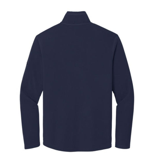 He Is The Light Men's Christian Half - zip Microfleece Jacket - ClaimedbyGodDesigns