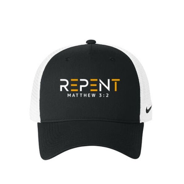 Repent Adult Christian Mesh Hat - ClaimedbyGodDesigns