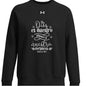 Dios Es Nuestro Amparo y Nuestra Fortaleza Women's Spanish Christian Fleece Pullover Sweatshirt - ClaimedbyGodDesigns