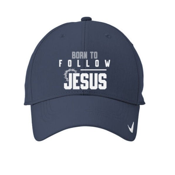 Born To Follow Him Adult Christian Hat - ClaimedbyGodDesigns