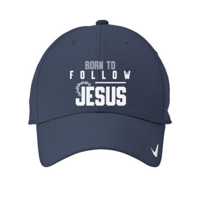 Born To Follow Him Adult Christian Hat - ClaimedbyGodDesigns