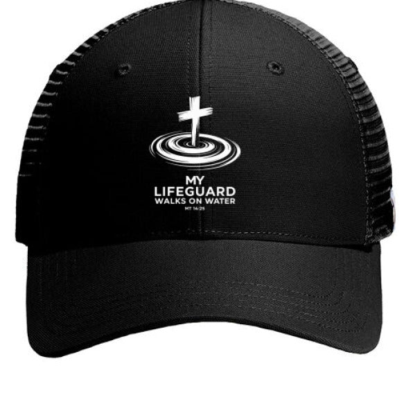 My lifeguard Walks On Water Adult Christian Hat - ClaimedbyGodDesigns