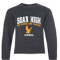 Soar High Youth Christian Pullover Fleece Sweatshirt - ClaimedbyGodDesigns