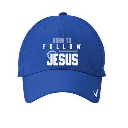Born To Follow Him Adult Christian Hat - ClaimedbyGodDesigns
