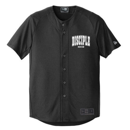 Disciple Men's Christian Full - button Jersey - ClaimedbyGodDesigns