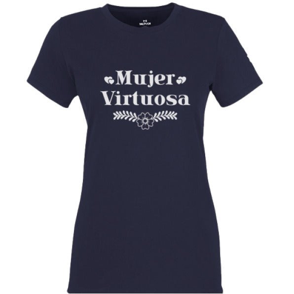 Mujer Virtuosa Women's Spanish Christian T-shirt - ClaimedbyGodDesigns