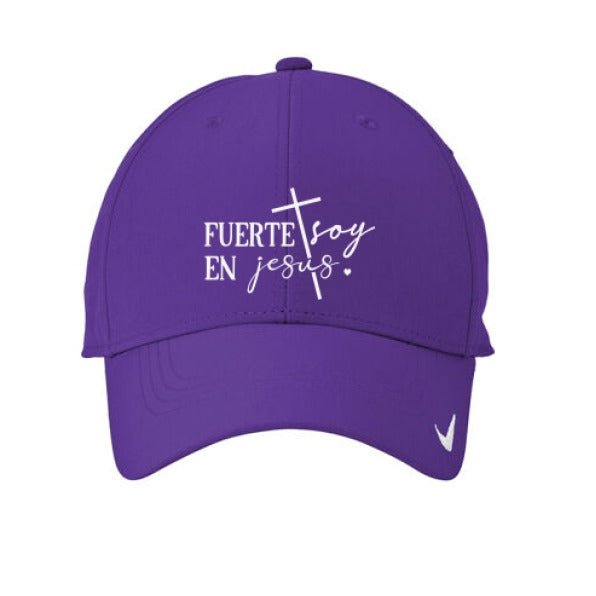 Fuerte Soy Adult Spanish Christian Hat - ClaimedbyGodDesigns
