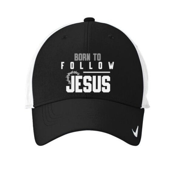 Born To Follow Him Adult Christian Hat - ClaimedbyGodDesigns