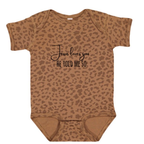 He Told Me So Christian Baby Jumpsuit - ClaimedbyGodDesigns