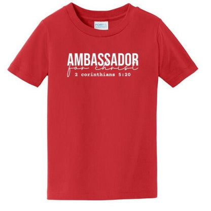 Ambassador For Him Christian Toddler T-Shirt - ClaimedbyGodDesigns