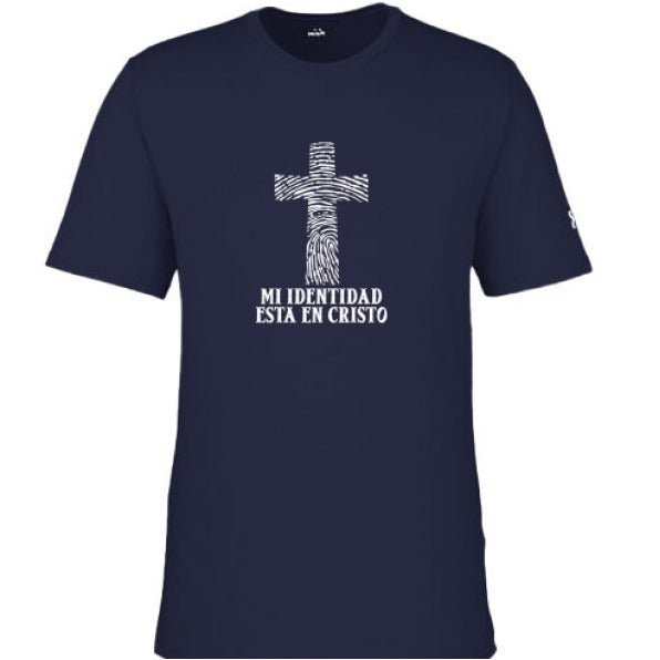 Mi Identidad Esta En Cristo Men's Spanish Christian T-shirt - ClaimedbyGodDesigns