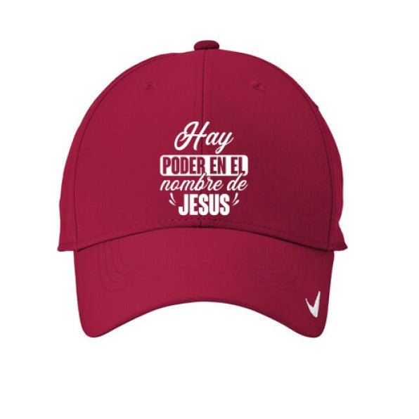 Hay Poder En El Nombre Adult Spanish Christian Hat - ClaimedbyGodDesigns